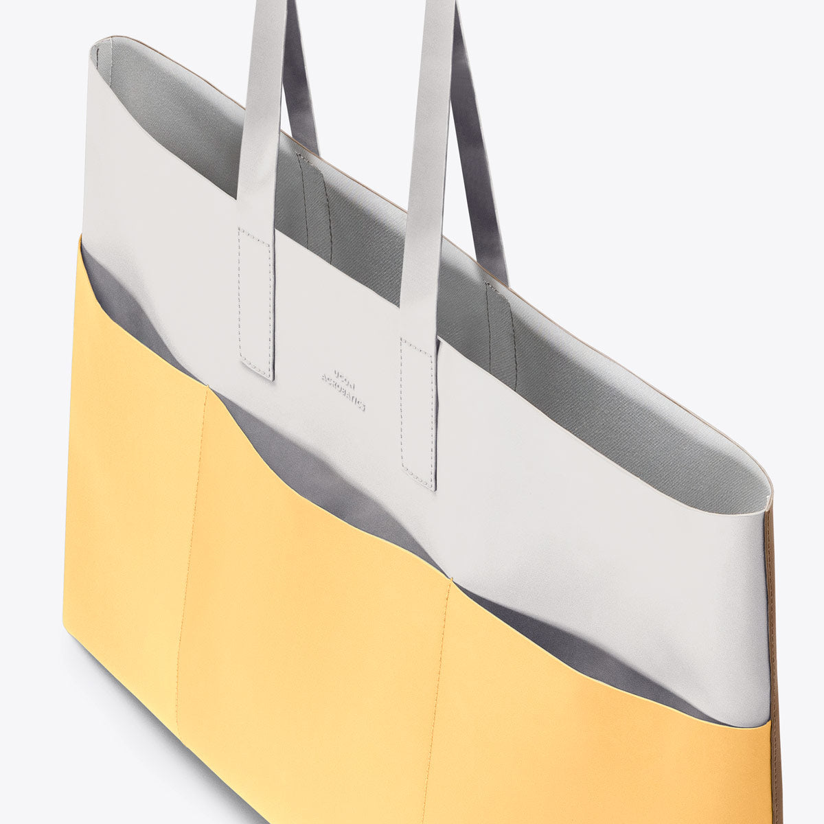 Emilia Tote Bag - Glacier Grey - Lemon