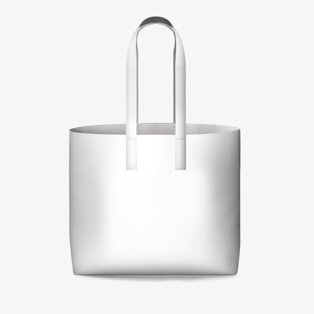 Emilia Tote Bag - Silver Metallic