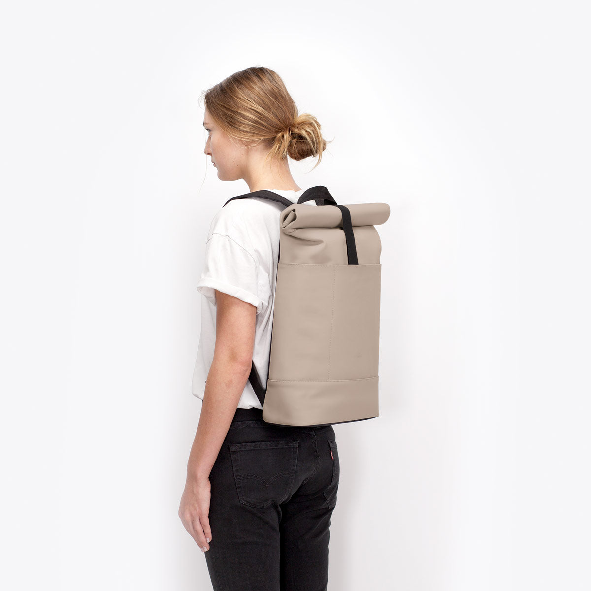 Hajo Roll-Top Backpack - Sand / Medium