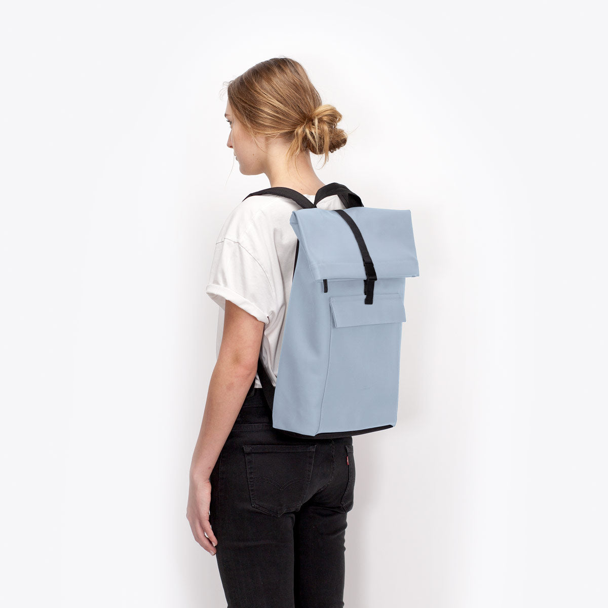Jannik Roll-Top Backpack - Fog Blue / Medium