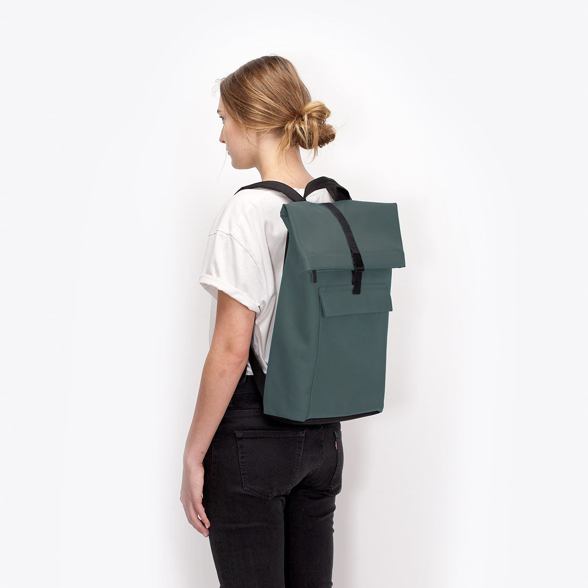 Jannik Roll-Top Backpack - Pine Green / Medium