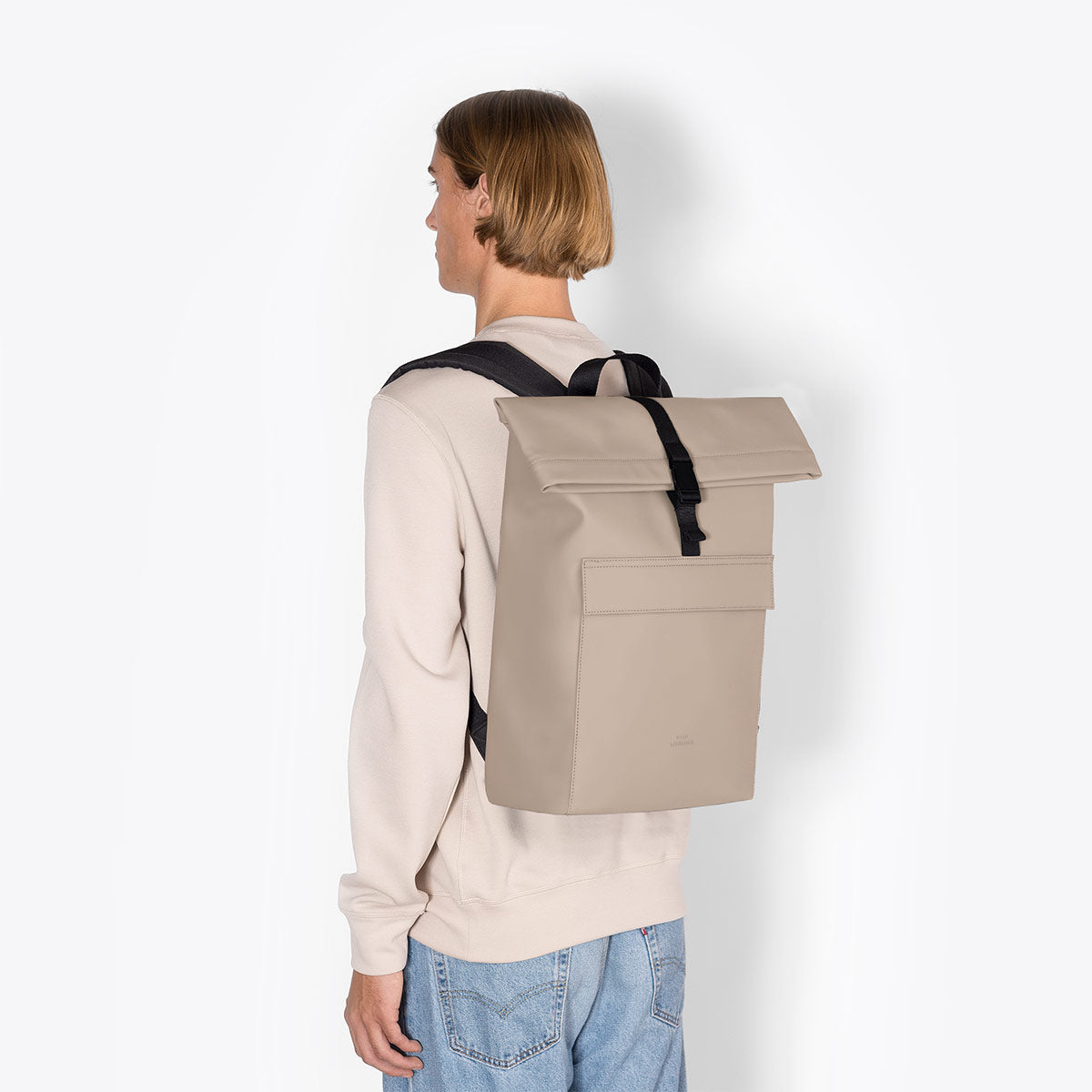 Jannik Roll-Top Backpack - Sand / Medium