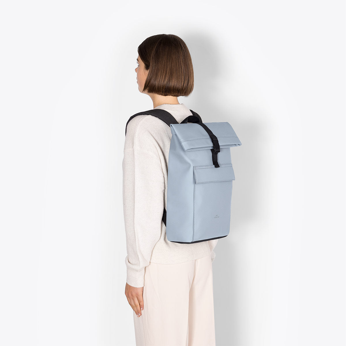Jannik Roll-Top Backpack - Fog Blue / Mini