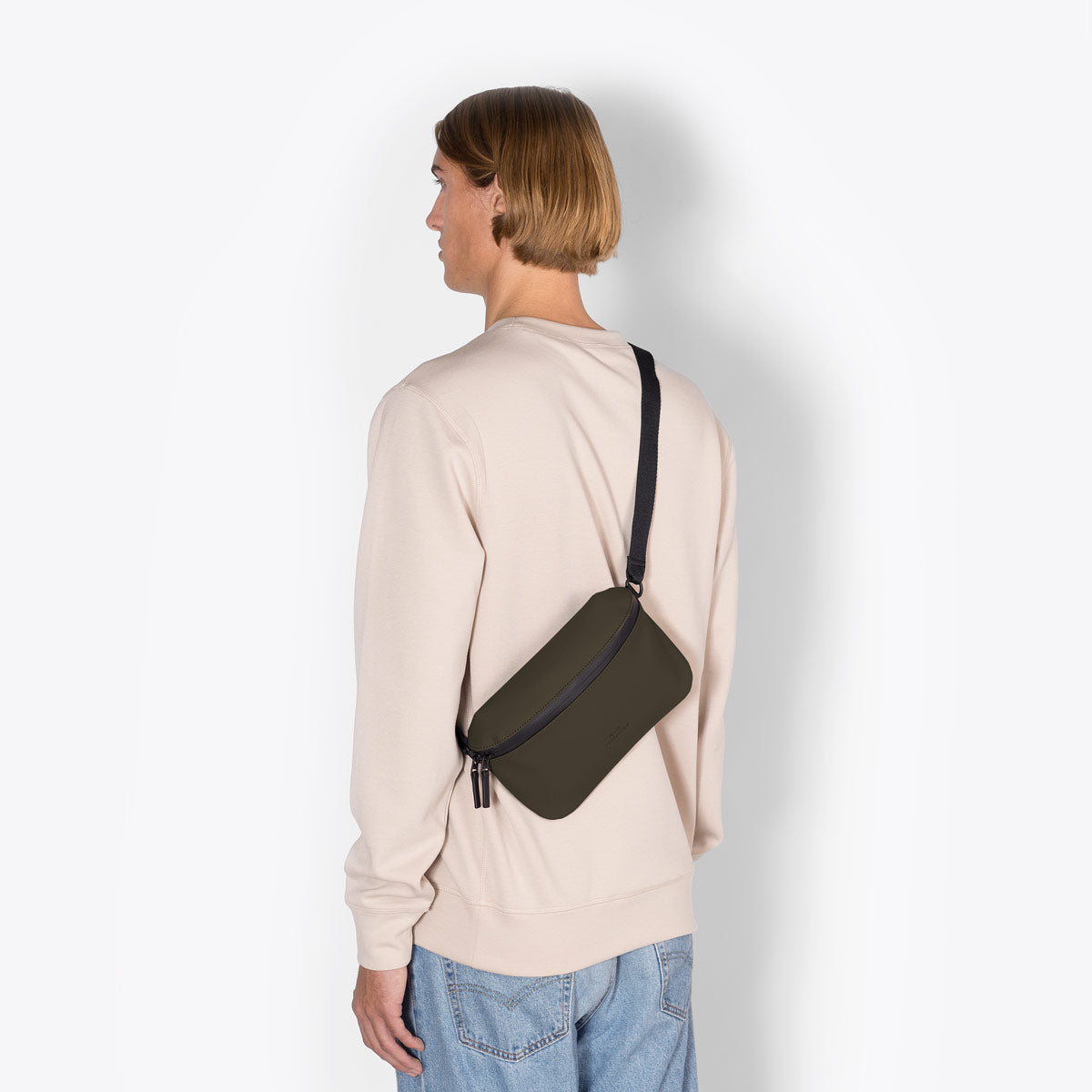 Jona Crossbody Bag - Olive / Large