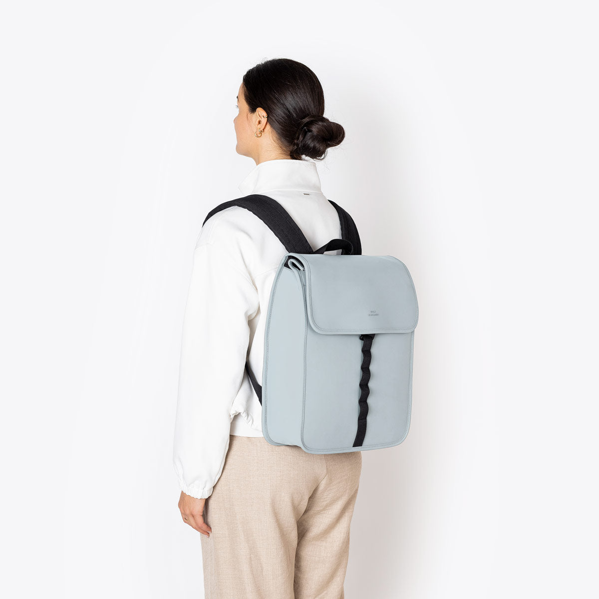 Kumo Flap-Top Backpack - Dusty Blue