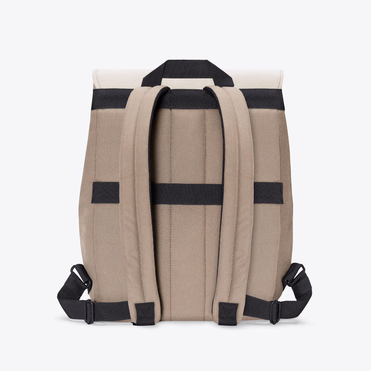 Mion Flat Top Backpack - Dark Sand - Light Sand