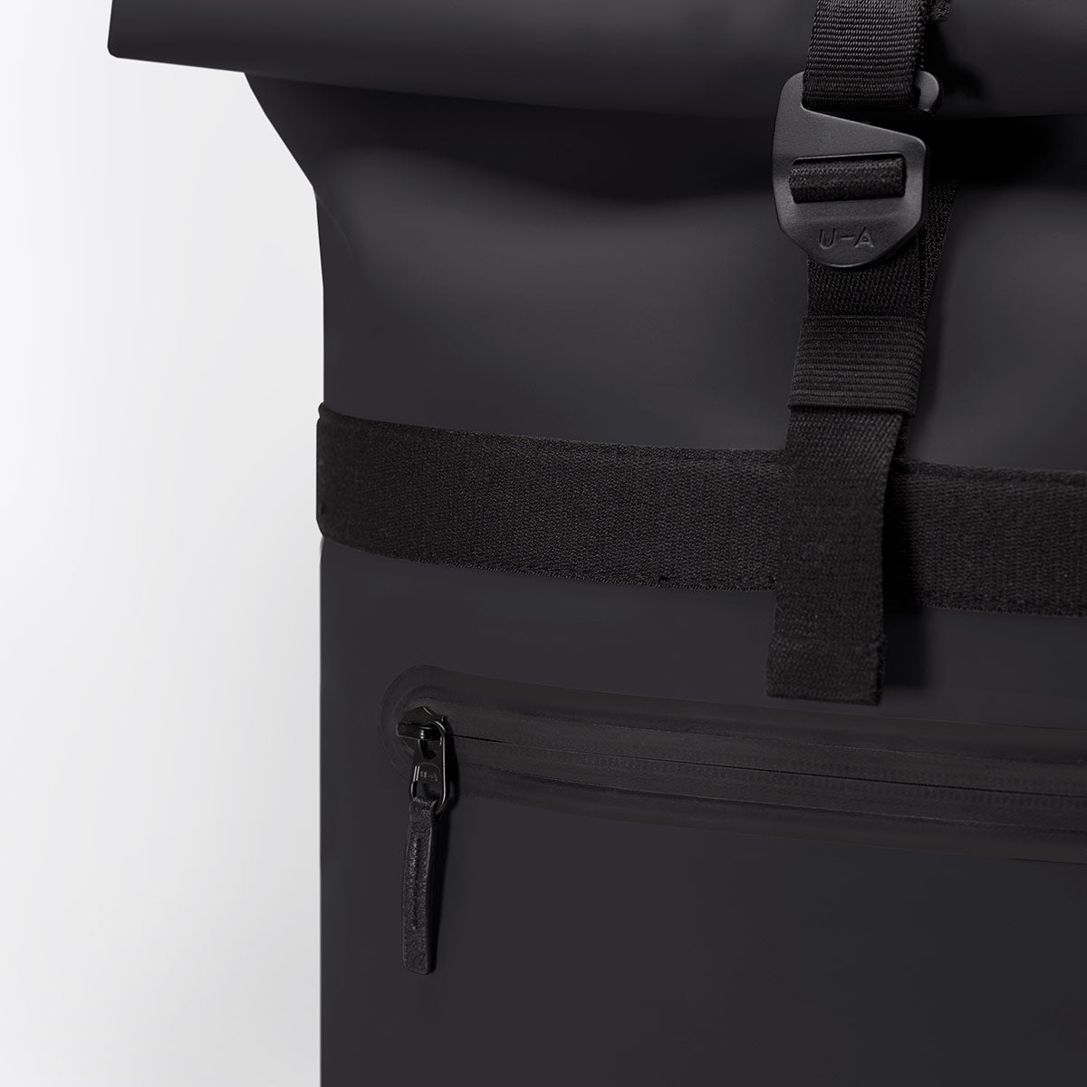 Niklas Roll-Top Backpack - Black
