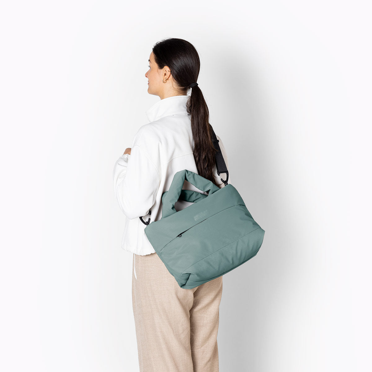 Olivia Puffy Bag - Pine Green / Mini