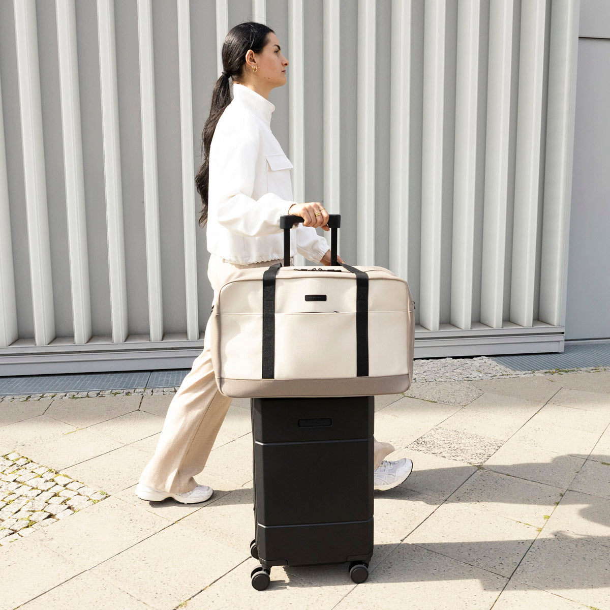 Omasu Weekender Bag - Dark Sand - Light Sand