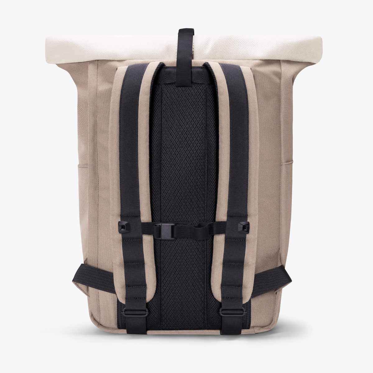 Yuto Roll-Top Backpack - Dark Sand - Light Sand