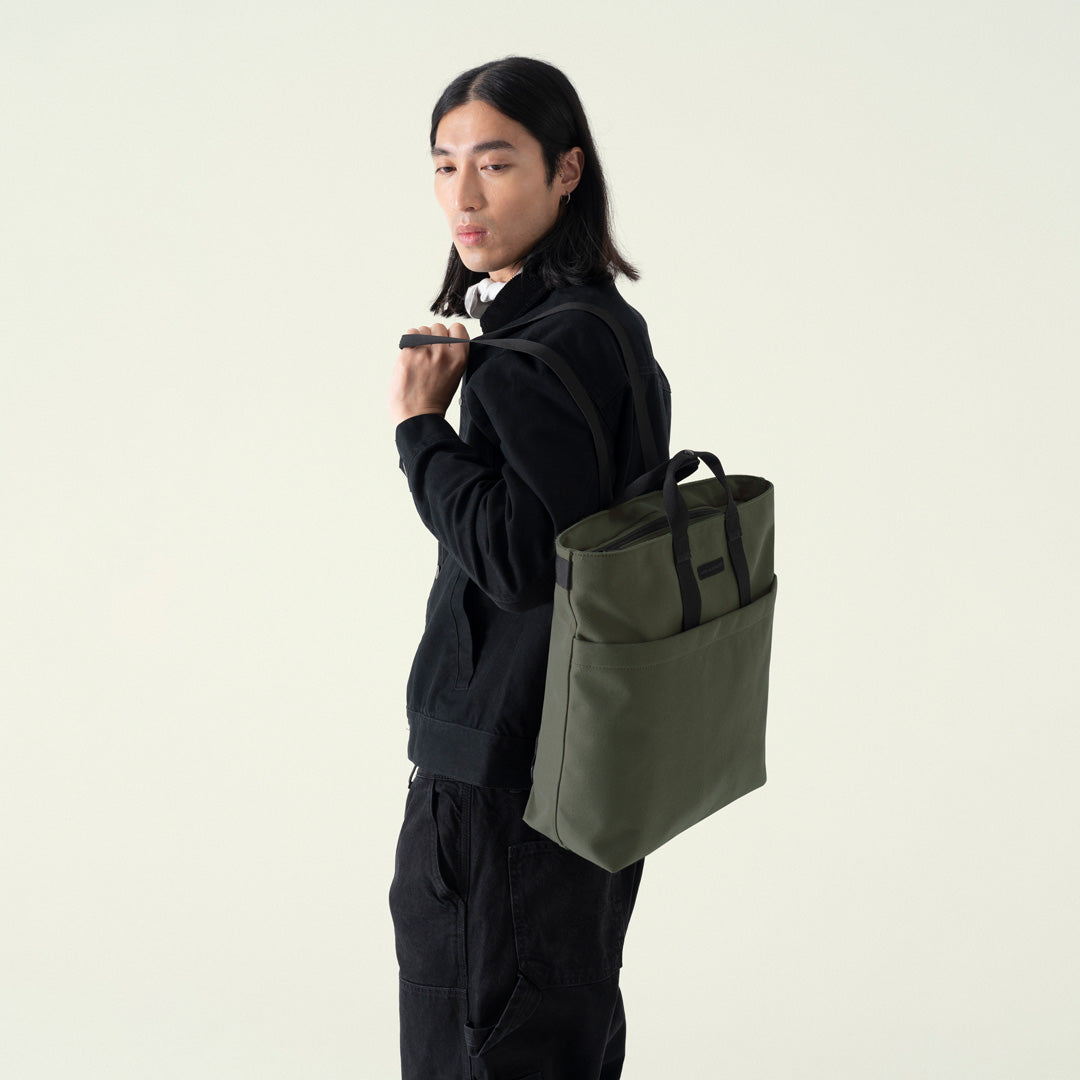 Nolan Convertible Backpack - Olive