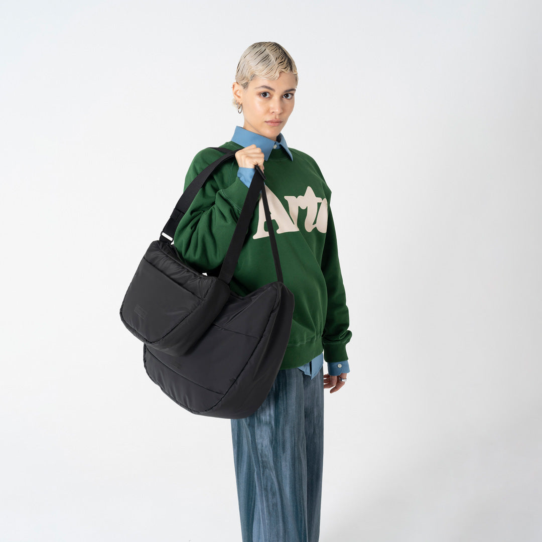 Adam Half-Moon Bag - Black / Mini